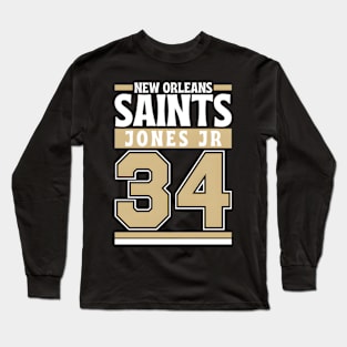 New Orleans Saints Jones Jr 34 Edition 3 Long Sleeve T-Shirt